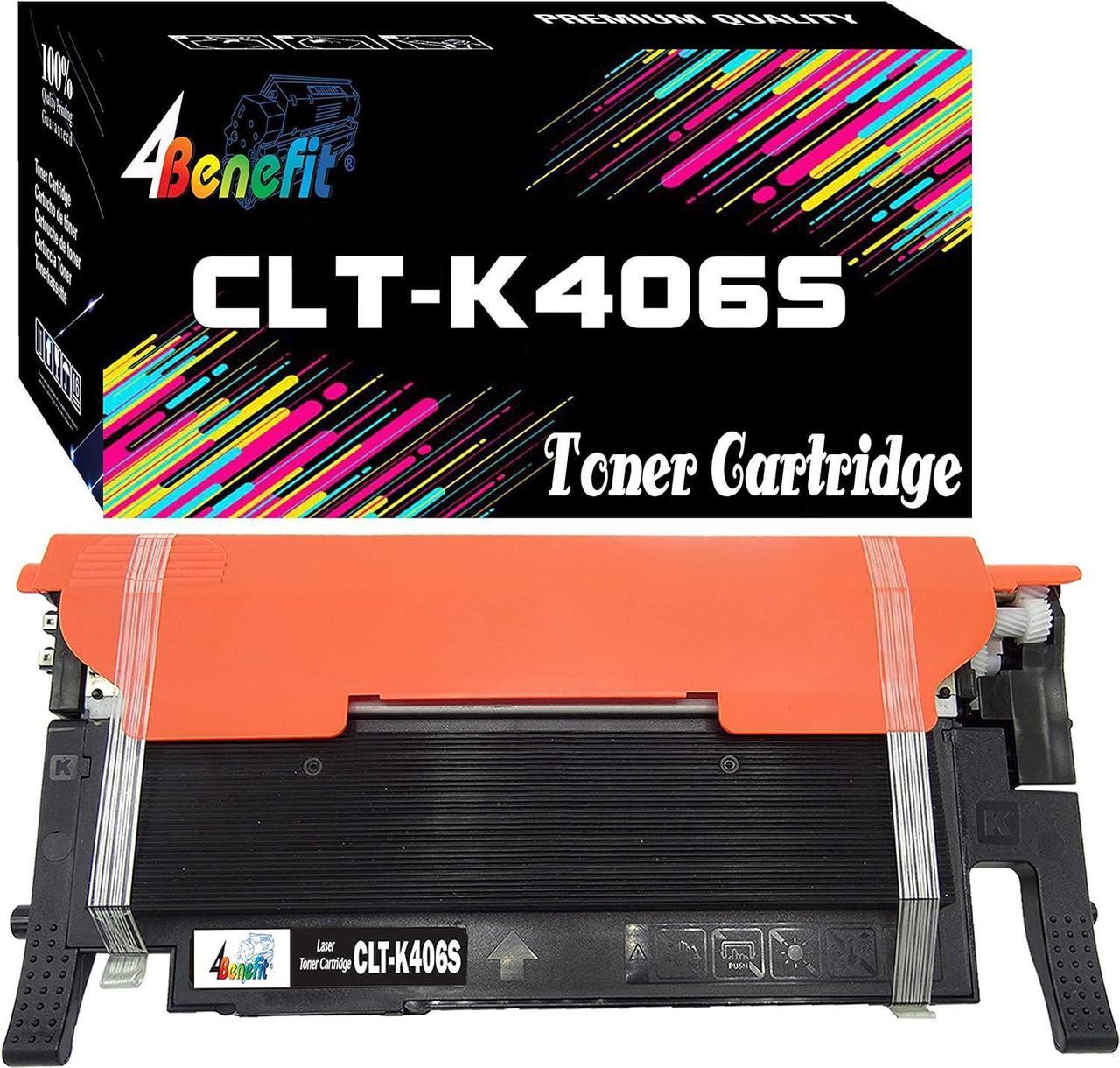 4Benefit Black Compatible toner cartridges for Samsung CLP-365 Toner Cartridges compatible for Samsung K406S/C406S/M406S/Y406S 406S