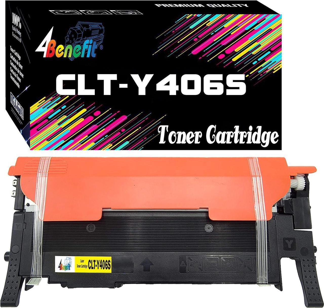 4Benefit Yellow Compatible toner cartridges for Samsung CLP-365 Toner Cartridges compatible for Samsung K406S/C406S/M406S/Y406S 406S