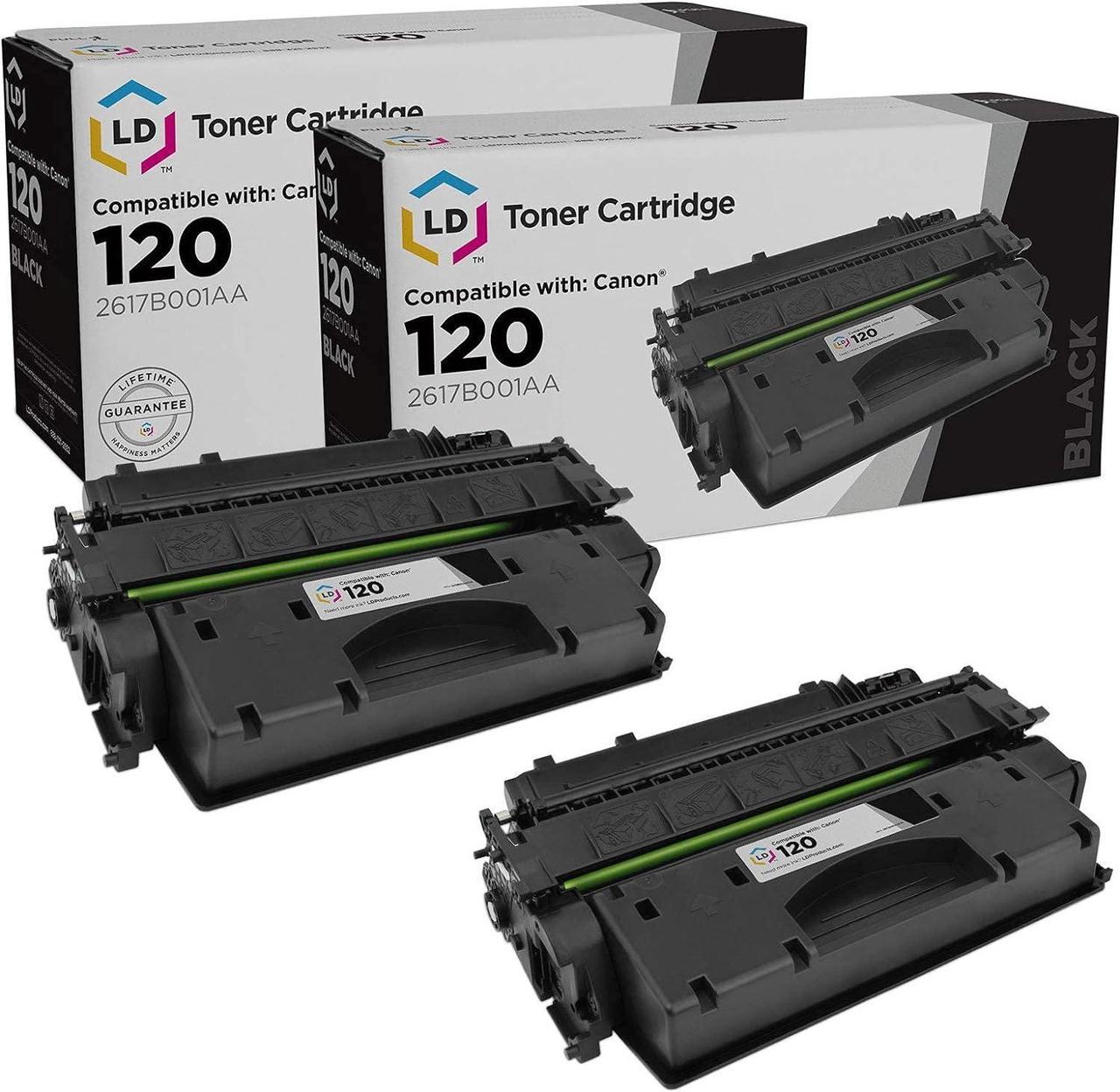 LD Compatible Toner Cartridge Replacement for Canon 120 2617B001AA (Black, 2-Pack)