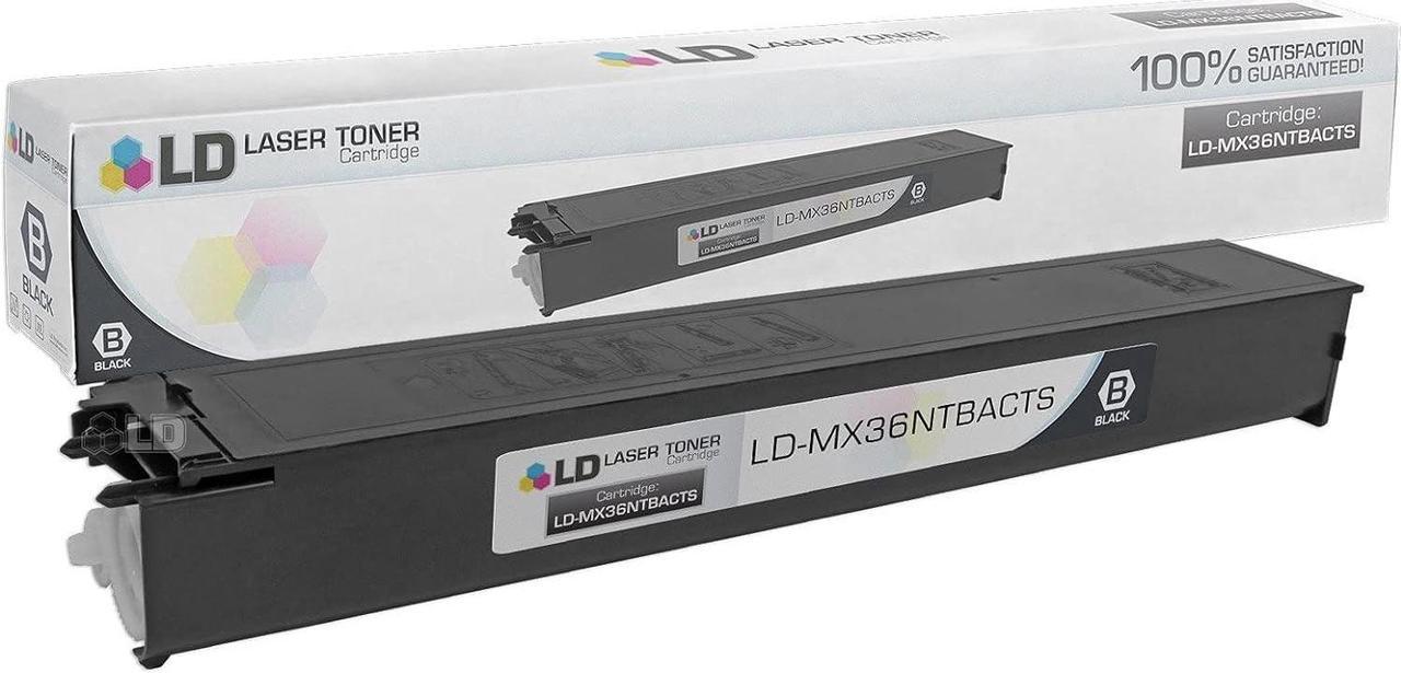 LD Compatible Toner Cartridge Replacement for Sharp MX-36NTBA (Black)