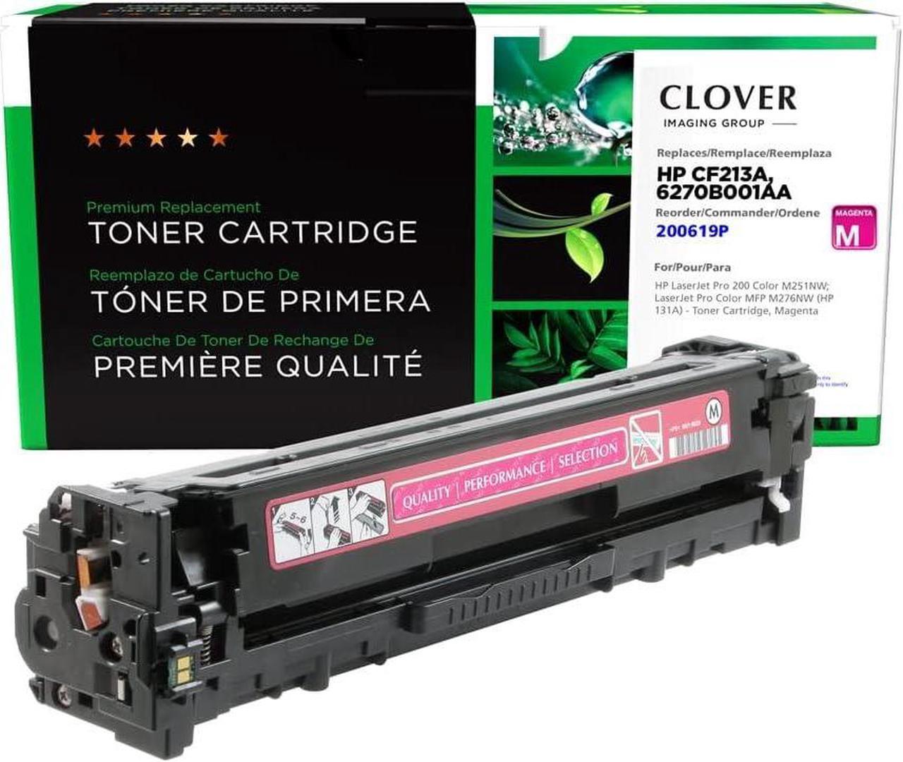 CIG 200619P Remanufactured Magenta Cartridge for HP 131A, Canon 131