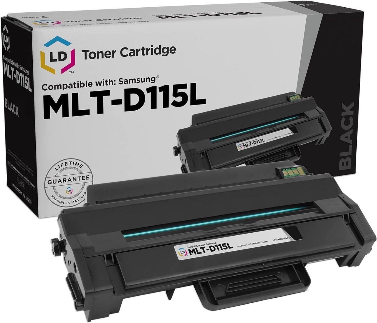 LD Compatible Toner Cartridge Replacement for Samsung MLT-D115L (Black)