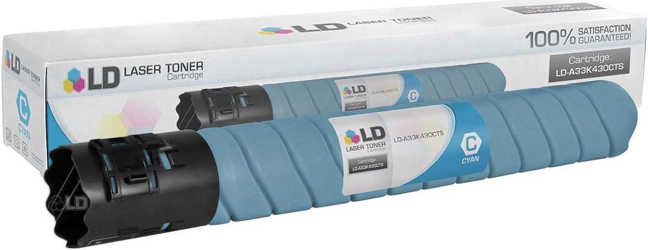 LD Compatible Toner Cartridge Replacement for Konica Minolta TN-321C A33K430 (Cyan)