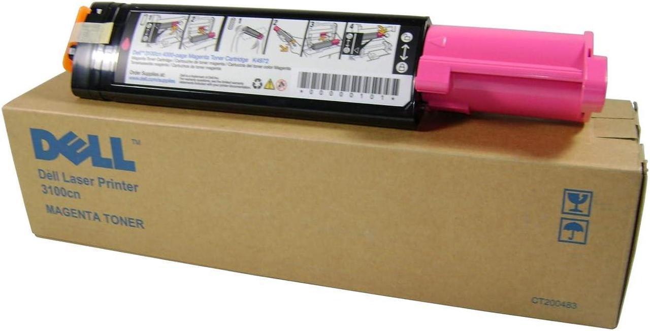 Dell K4972 CT200483 3000CN 3100CN Toner Cartridge (Magenta) in Retail Packaging