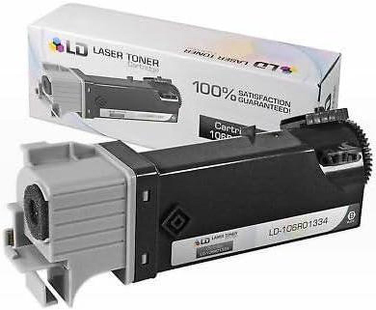 LD Compatible Replacement for Xerox 106R01334 Black Laser Toner Cartridges for use in Xerox Phaser 6125, and 6125N Printers