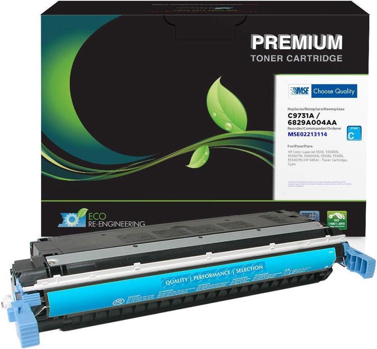 Clover Technologies MSE02213114 MSE Cyan Cartridge for HP C9731A (Hp 645A) Toner