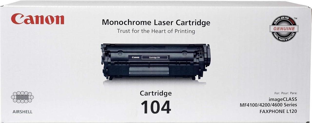 Canon 104 Black Toner Cartridge - 0263B001AA