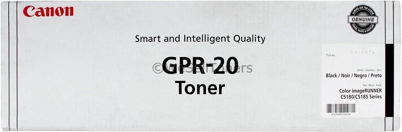 Canon 1069B001Aa (Gpr-20) Toner, 36000 Page-Yield, Black