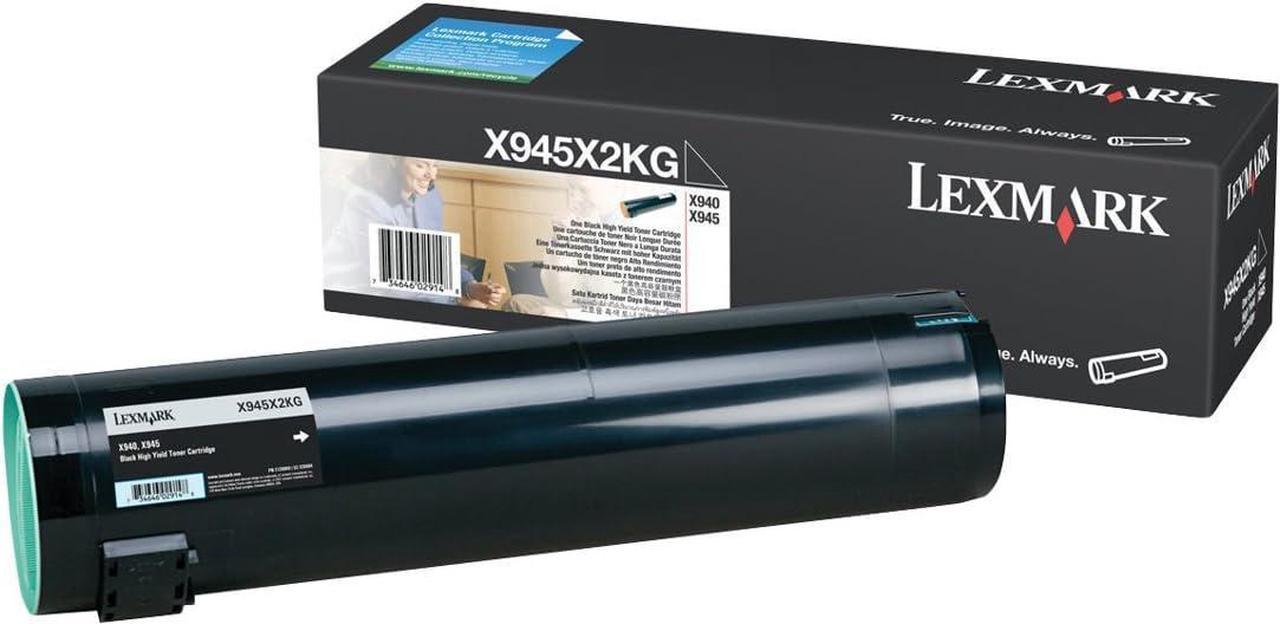 Lexmark High Yield Black Toner Cartridge -Black -Laser -36000 Page -1 Each