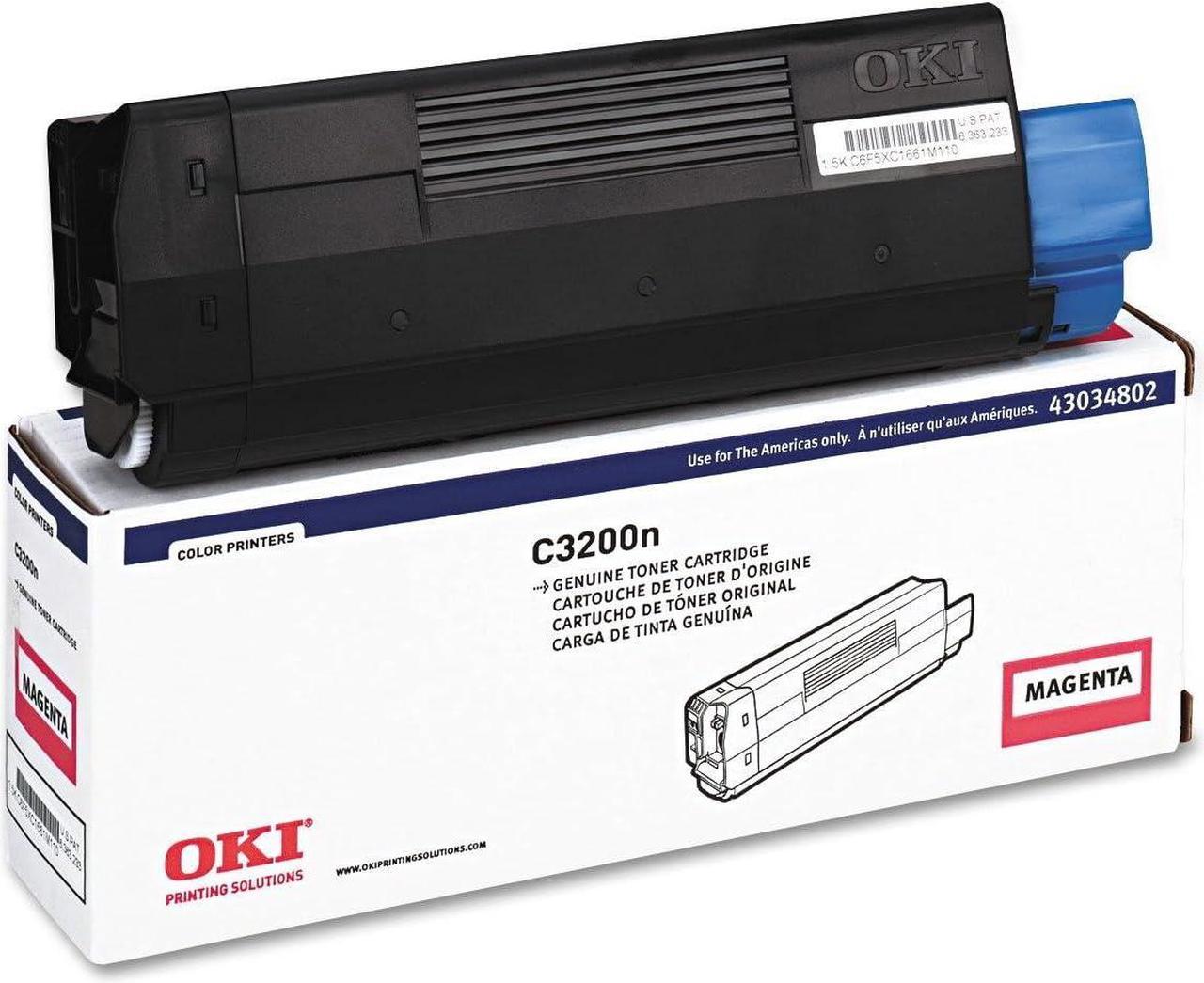 Oki Type C6 Magenta Toner Cartridge -Magenta -LED -1500 Page -1 Each