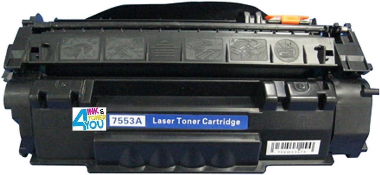 Ink & Toner 4 You ® Compatible Black Laser Toner Cartridge for HP Q7553A (53A) Works With HP Laserjet M2727MFP Laserjet M2727nf MFP Laserjet M2727nfs MFP Laserjet P2015 Laserjet P2015D Laserjet P2015