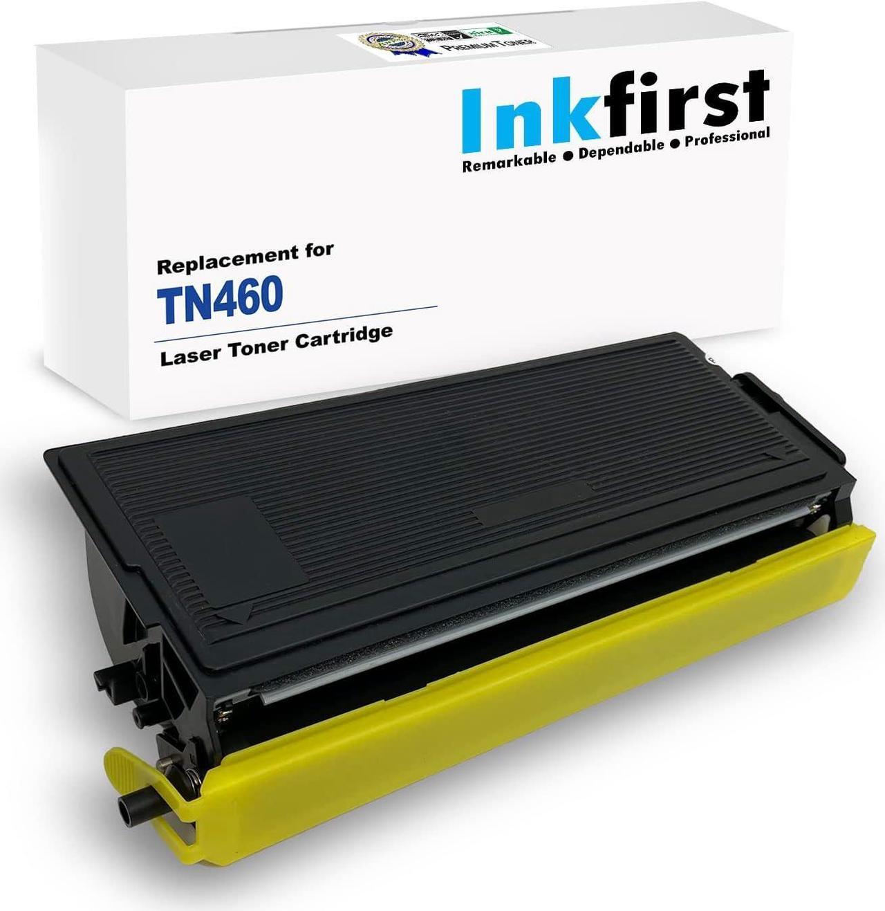 High Yield Inkfirst® Toner Cartridge TN-460 (TN460) Compatible Remanufactured for Brother TN-460 Black DCP-1200 DCP-1400 FAX-8350P FAX-8750P MFC-1260 MFC-1270 MFC-2500 MFC-8300 MFC-8500 MFC-8600 MFC-