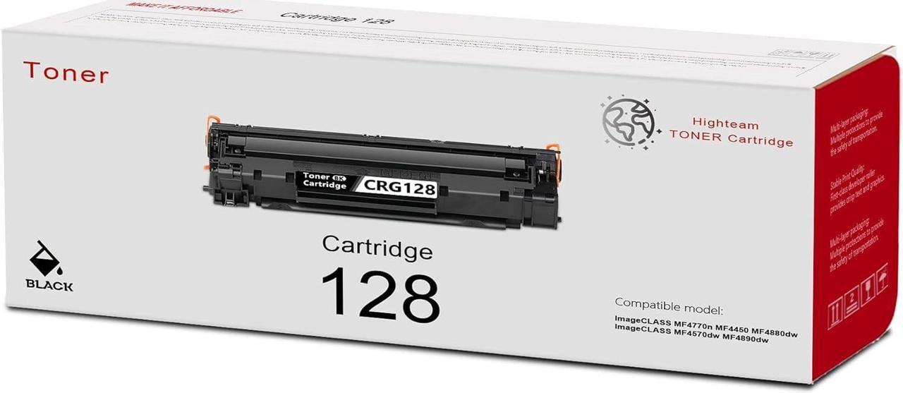 Cartridge 128 CRG-128 128 Toner Cartridge Black High Yield Replacement for Canon 128 ImageCLASS MF4770n MF4450 MF4880dw MF4570dw MF4890dw Printer Ink, 1-Pack 3500B001