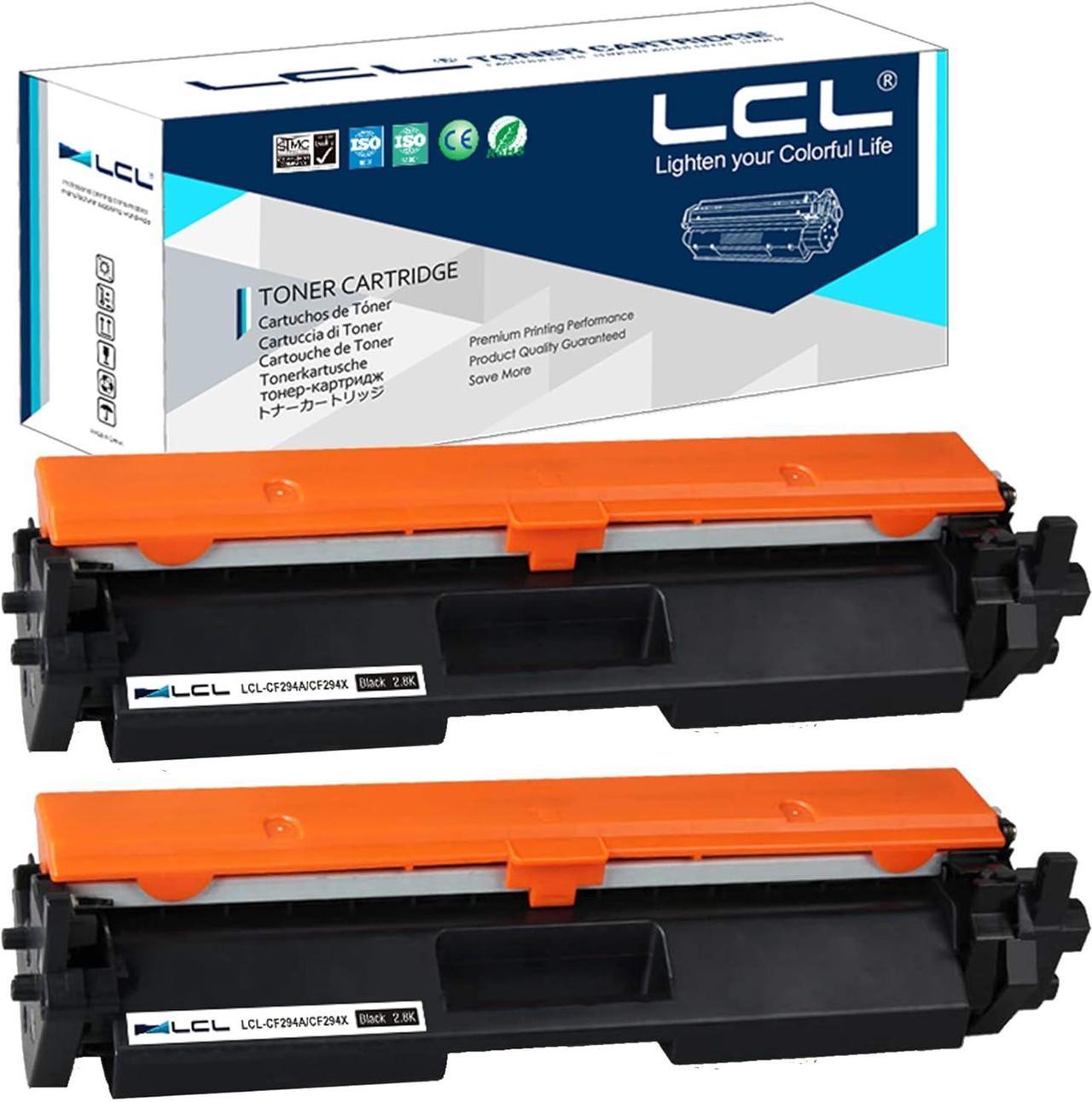 LCL Compatible for HP 94A 94X CF294A CF294X 2800 Pages(2-Pack,Black) Toner Cartridge for HP Laserjet Pro M118 M118dw MFP M148 M148dw M148fdw M149fdw