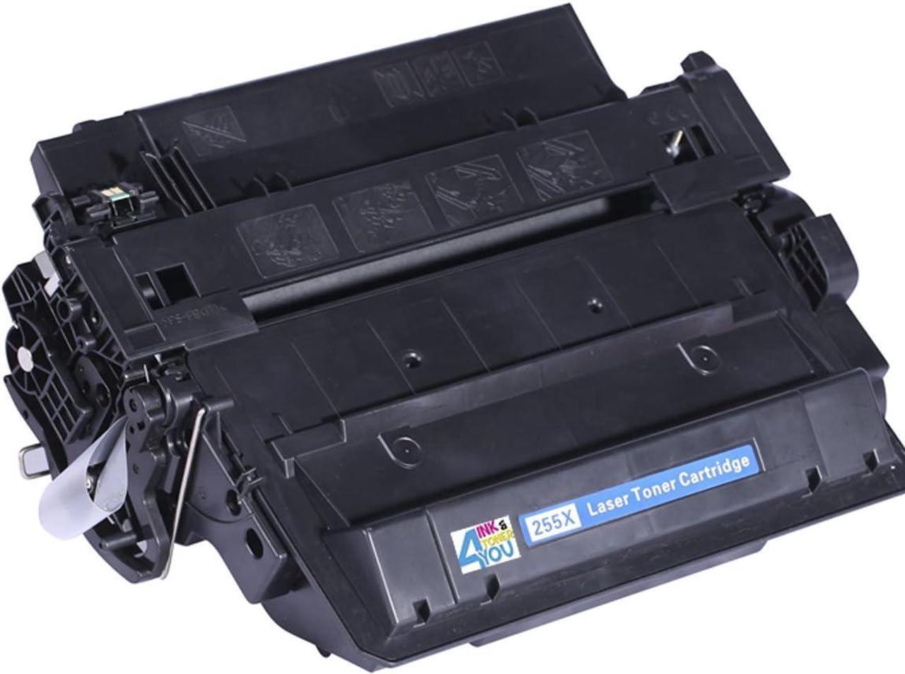 Ink & Toner 4 You® Compatible High Capacity Black Laser Toner Cartridge for CE255X (55X) Works With Enterprise 500 MFP M525dn Enterprise 500 MFP M525f Enterprise flow MFP M525c LaserJet P3010, MFP M5