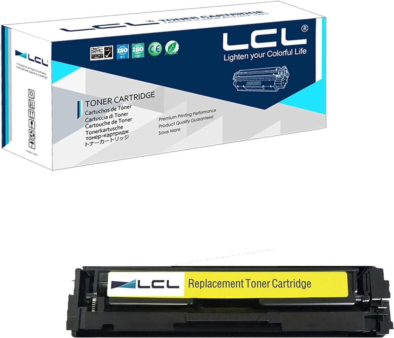 LCL Compatible for HP 201A 201X CF402A CF402X High Yield (1-Pack, Yellow) Toner Cartridge for HP Color Laserjet Pro M252 M252dw M252n, HP Color Laserjet Pro MFP M274 M274n M277 M277dw M277n