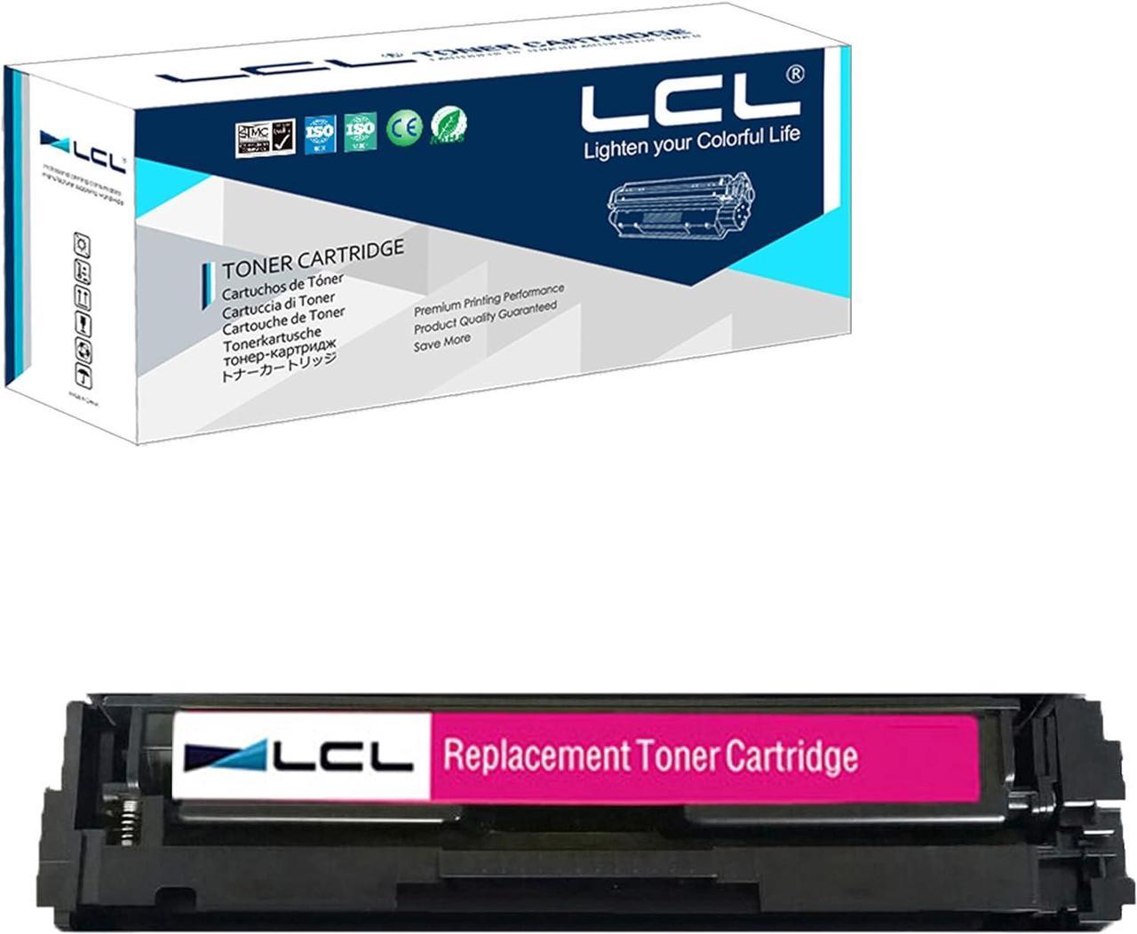 LCL Compatible for HP 201A 201X CF403A CF403X High Yield (1-Pack, Magenta) Toner Cartridge for HP Color Laserjet Pro M252 M252dw M252n, HP Color Laserjet Pro MFP M274 M274n M277 M277dw M277n