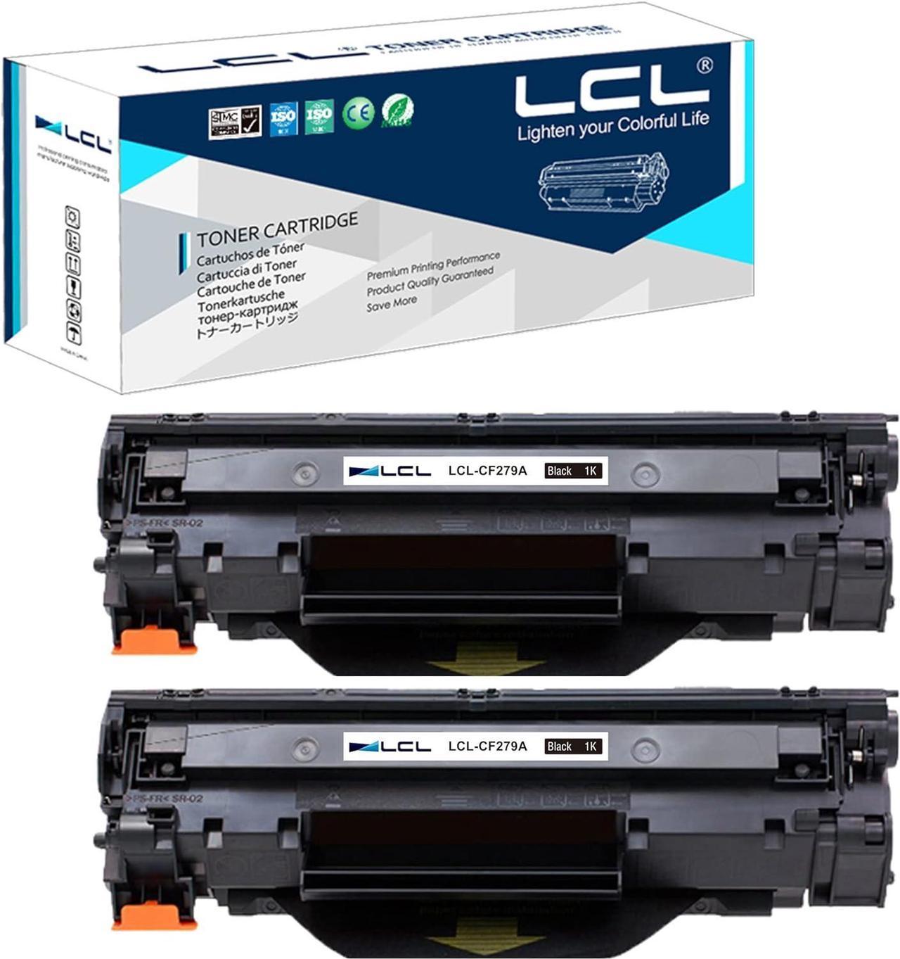 LCL Compatible for HP 79A 279A CF279A (2-Pack,Black) Toner Cartridge for HP Laserjet Pro M12w HP Laserjet Pro M12 HP Laserjet Pro M12a HP Laserjet Pro MFP M26nw HP Laserjet Pro MFP M26