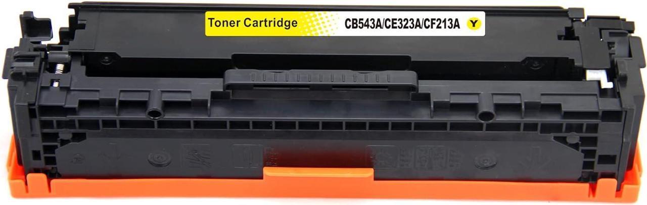 1 Yellow PrinterPro Compatible Replacement for HP 131A CF210A CF211A CF212A CF213A BK/C/M/Y Toner Cartridge - HP Laserjet Pro 200 Color M251n / M251nw / MFP M276n/ MFP M276nw (1Yellow)