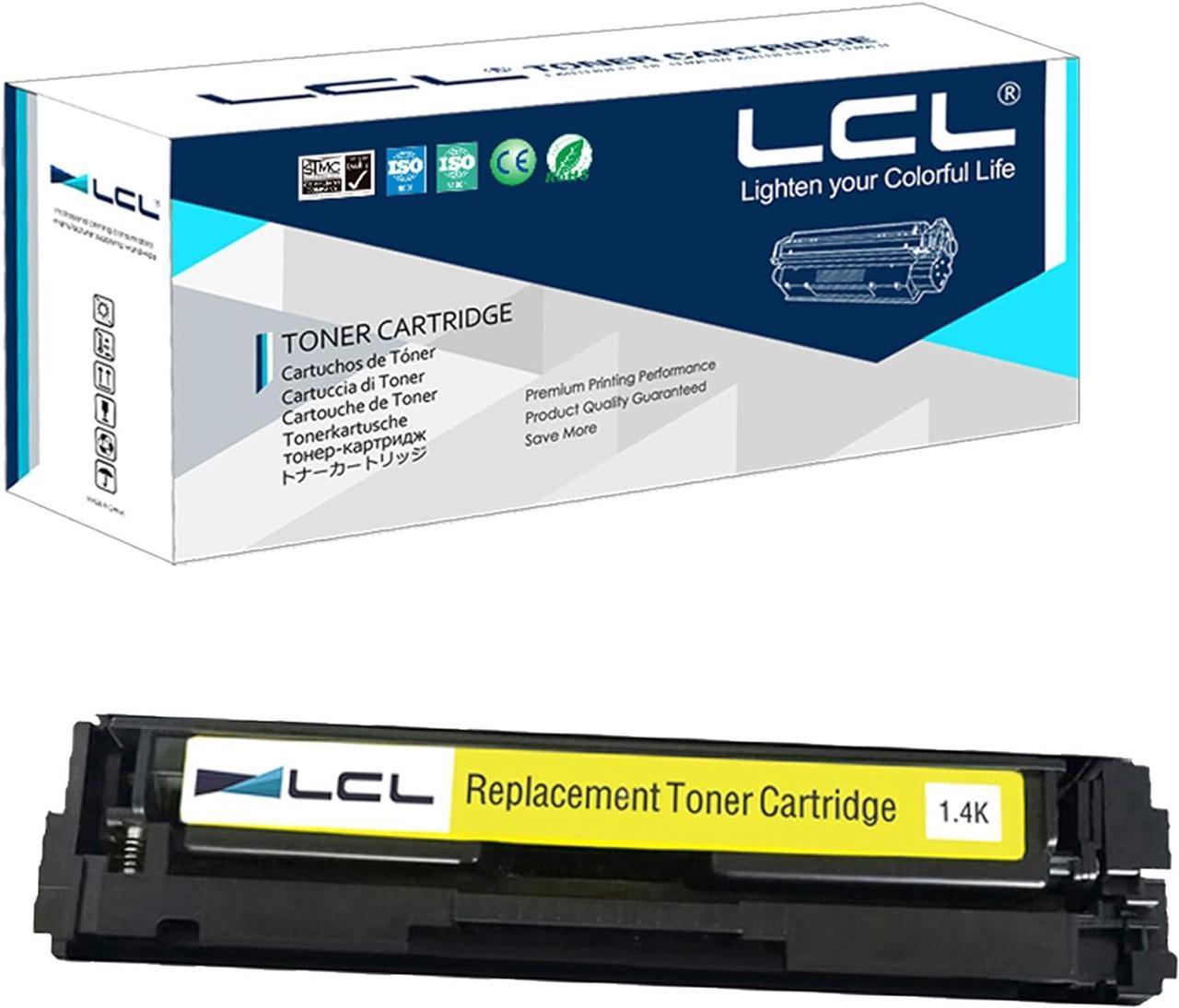 LCL Compatible for HP 201A CF402A (1-Pack,Yellow) Toner Cartridge for HP Color Laserjet Pro M252dw M252n, Laser Jet Pro MFP M277dw M277n