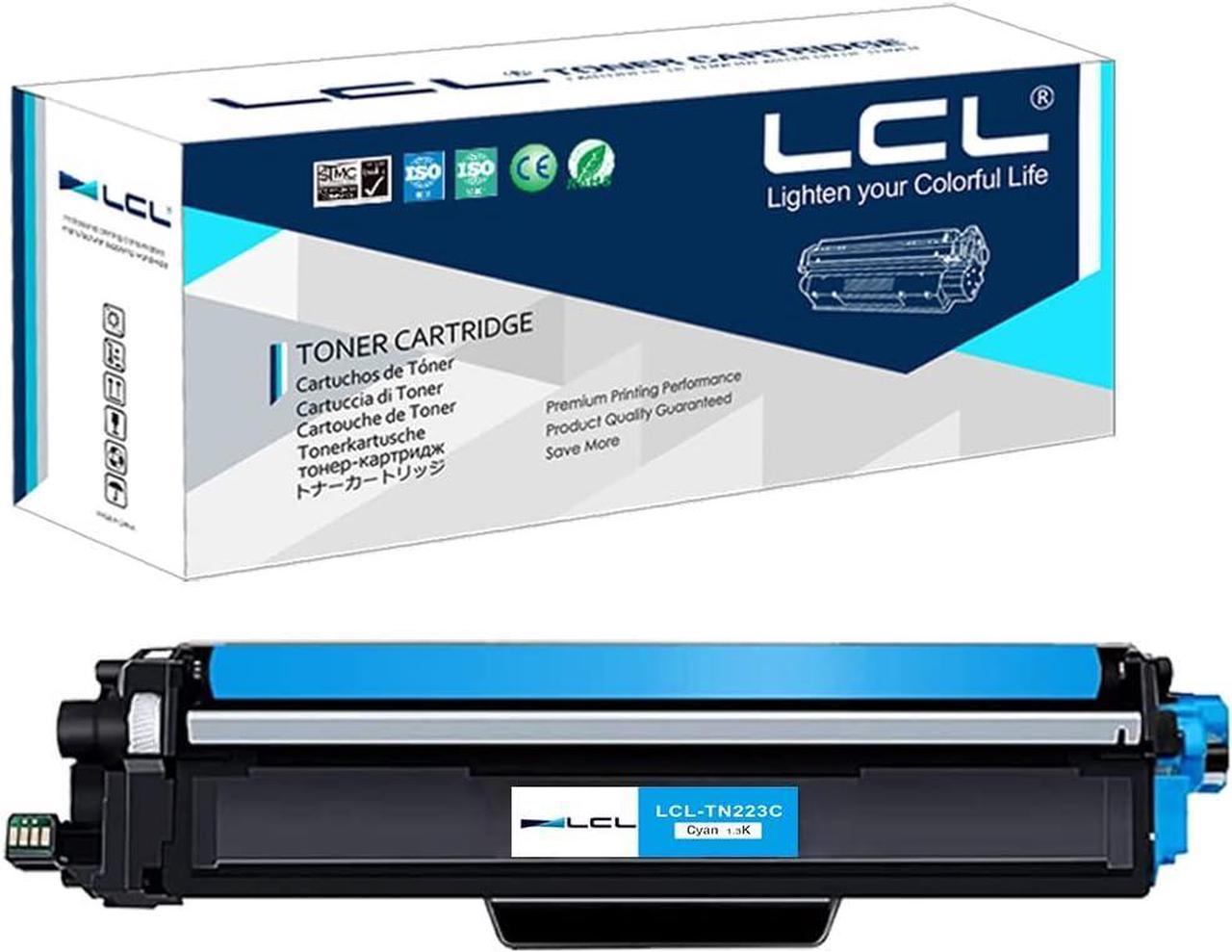 LCL Compatible for Brother TN223 TN-223 TN223C TN-223C (1-Pack, Cyan) Toner Cartridge for Brother HL-L3210CW HL-L3230CDW HL-L3270CDW HL-L3290CDW MFC-L3710CW MFC-L3750CDW MFC-L3770CD