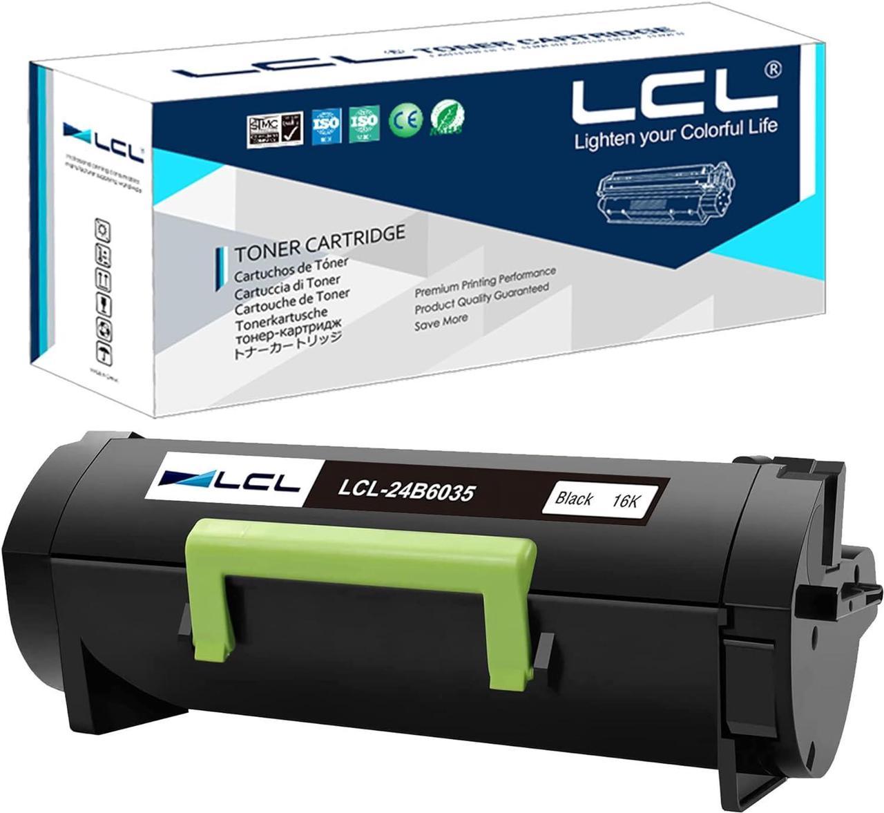 LCL Compatible for Lexmark 24B6035 16000 Pages(1-Pack,Black) Toner Cartridge for Lexmark M1145 XM1145