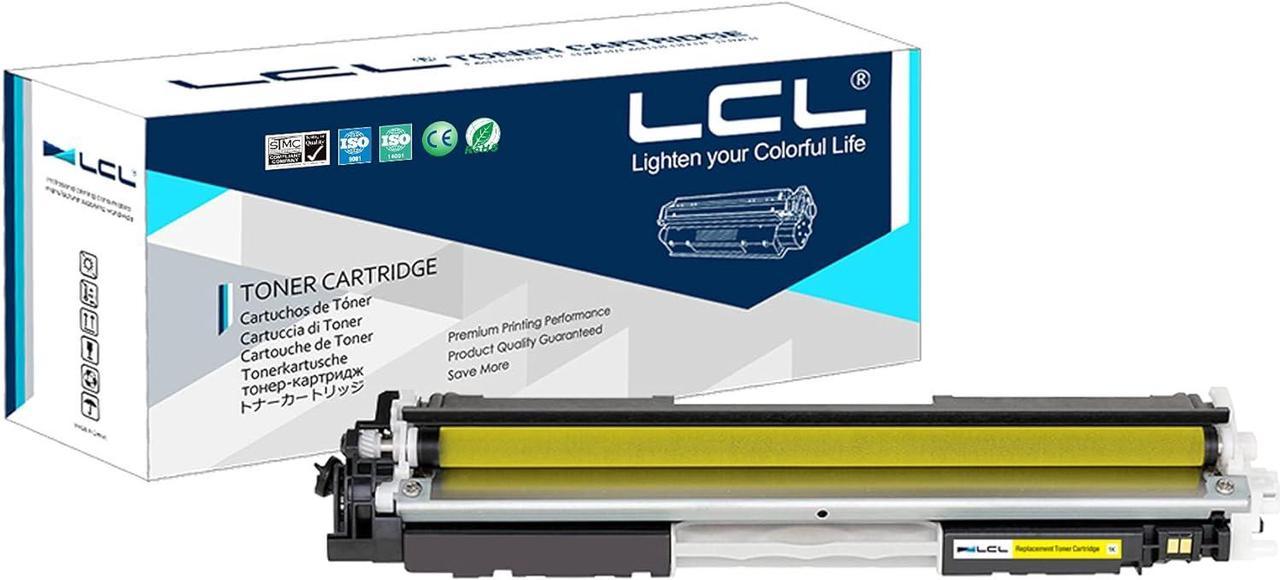 LCL Remanufactured for HP 126A CE312A (1-Pack,Yellow) Toner Cartridge for HP Laserjet Pro CP1025 CP1025nw CP1026nw CP1027nw CP1028nw