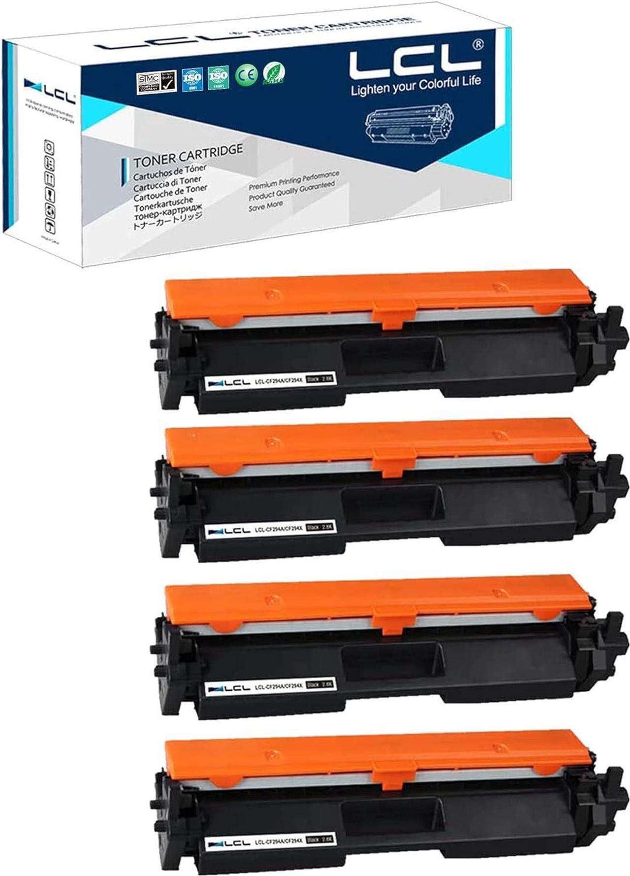 LCL Compatible for HP 94A 94X CF294A CF294X 2800 Pages (4-Pack, Black) Toner Cartridge for HP Laserjet Pro M118 M118dw MFP M148 M148dw M148fdw M149fdw