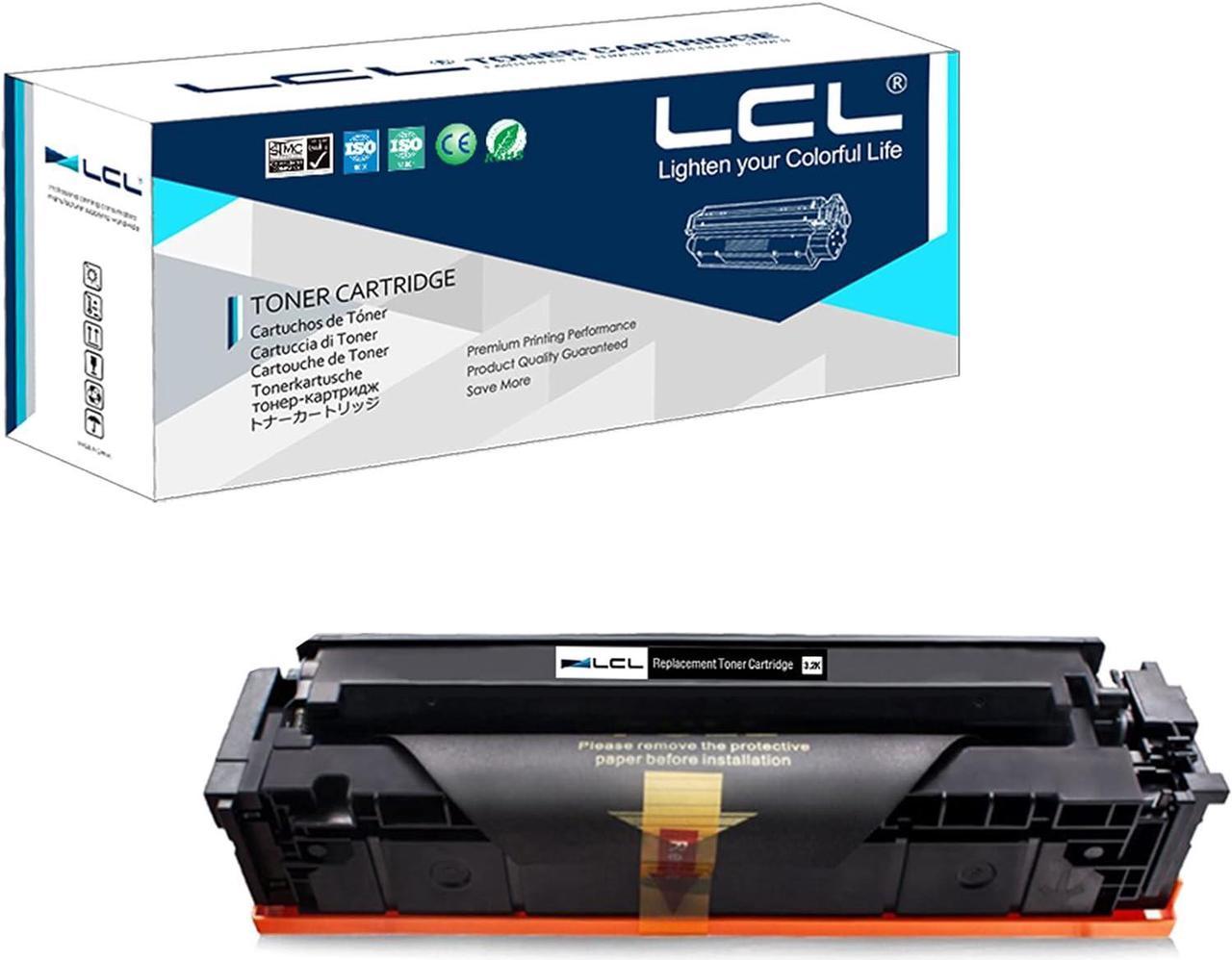 Updated Chip LCL Compatible for HP 202A 202X CF500A CF500AK CF500X 3200 Pages (1-Pack,Black) Toner Cartridge for HP Color Laserjet Pro M254dw,Laser Jet Pro MFP M281dw M281CDW M281FDW M280NW