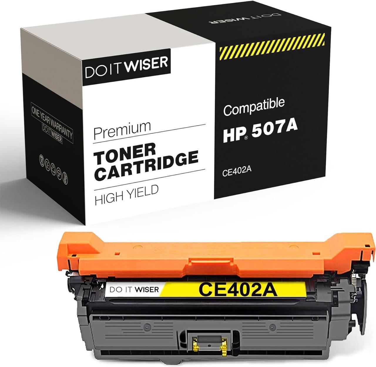 Do it Wiser Remanufactured Toner Cartridge Replacement for HP 507X HP 507A CE403A HP Laserjet Enterprise M551n M551dn M551xh M570dw M570dn M575c M575dn M575f (Yellow)