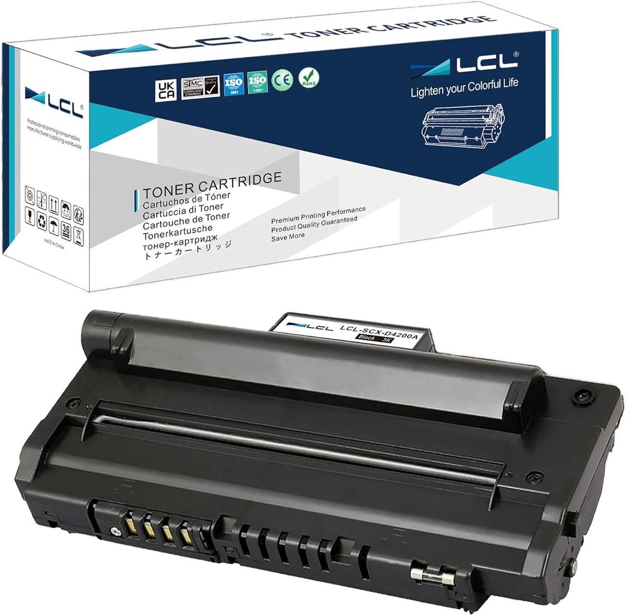 LCL Compatible for Samsung SCX-D4200A (1-Pack, Black) Toner Cartridge for Samsung SCX-4200