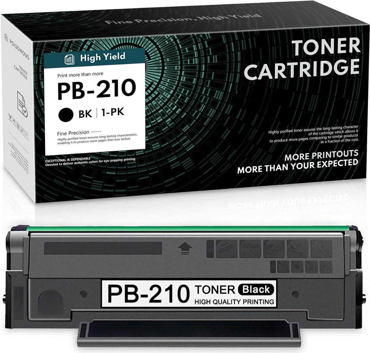 PB210 PB 210 PB-210 Toner Cartridge Replacement for Pantum PB210 PB210 P2500W P2502W M6550NW M6600NW M6552NW M6602NW Printer, 1-Pack Black