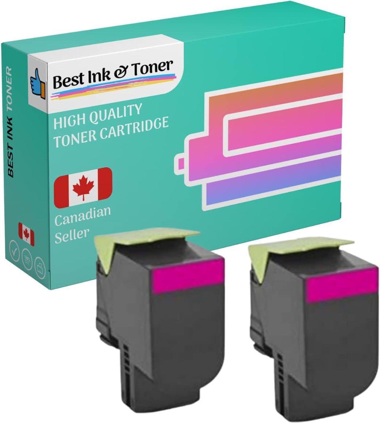 Best Remanufactured Toner for Lexmark 70C1H (70C1HM0) High Yield Magenta for CS310N CS310dn CS410N CS410dn CS410dtn CS510de CS510dte (Magenta X 2)