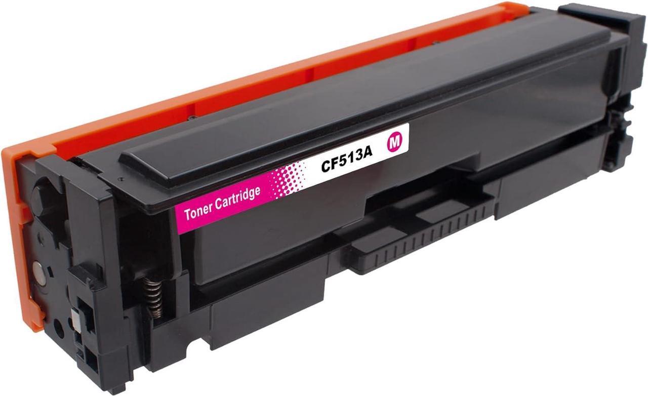 1 Magenta PrinterPro Compatible Replacement for HP 204A Toner Cartridges CF510A CF511A CF512A CF513A for HP Color Laserjet Pro MFP M180nw M154nw M180n M154a MFP M181fw Printer (1 Magenta)