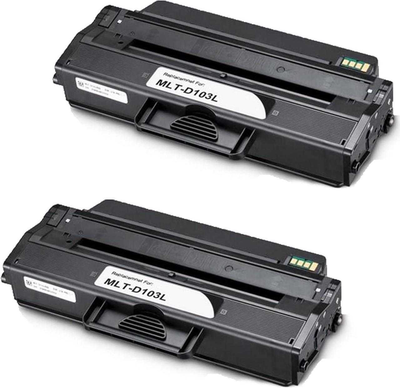 2PK PrinterPro Compatible Replacement for Samsung MLT-D103L Toner Cartridge SCX-4729FW SCX-4729 ML-2950 2955DW 2955 2950ND 2951D 2955ND 2955FW SCX-4726FN 4727FD 4728FD 4728FW 4729FD 4729FWX (2 Pack)