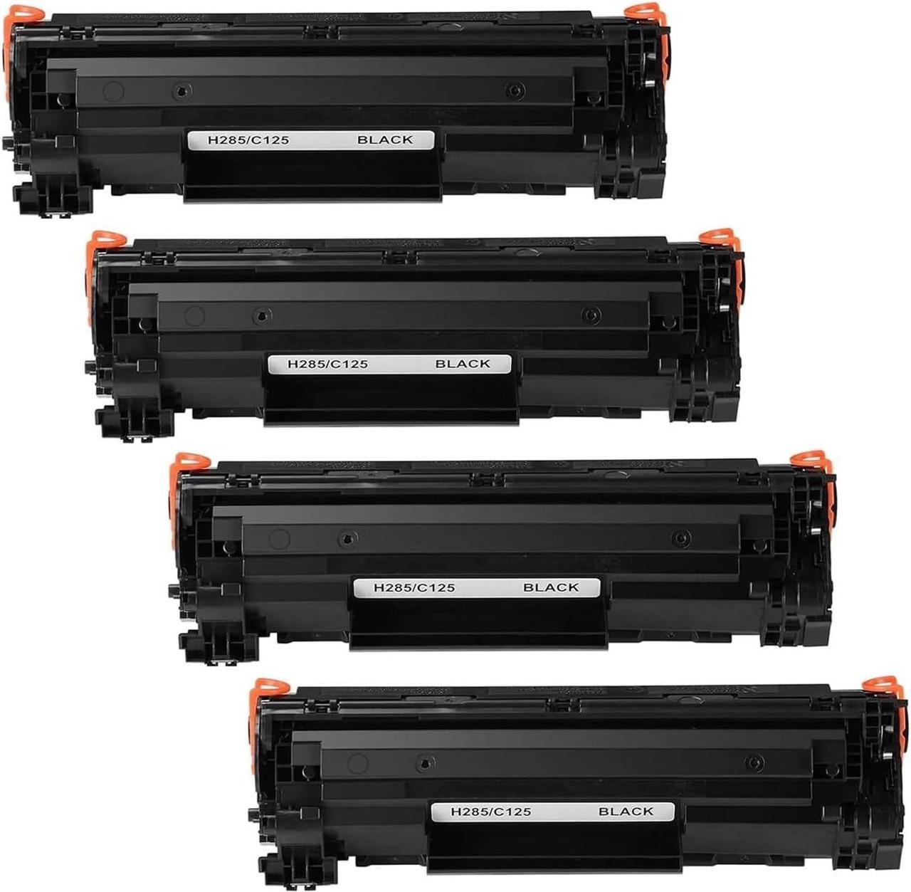 4 Pack Save on Many Compatible CE285A 85A Black Toner Cartridge for Laserjet M1132 P1100 P1102W, Laserjet Pro P1100 M1210 M1212 M1212nf M1214nfh M1217 M1217nfw P1102 P1102w P1109w