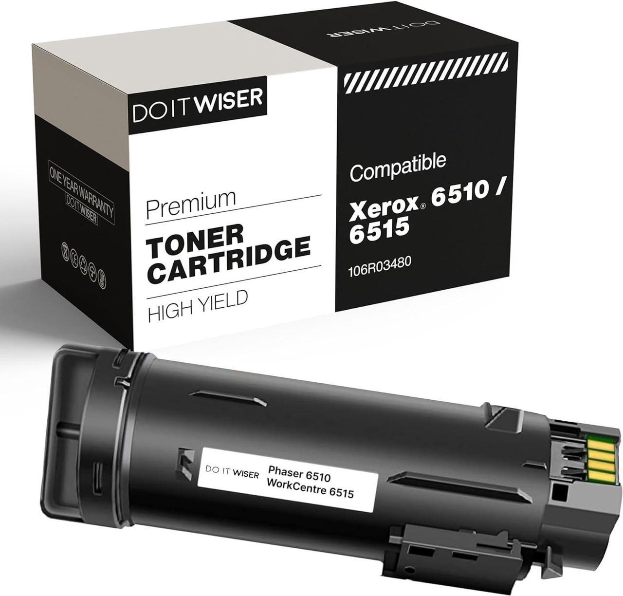 Do it Wiser Compatible Toner Cartridge Replacement for Xerox 6515 6510 6510DN 6510DNI 6510DNM 6510N 6515DN 6515DNI 6515DNM 6515N (Black)