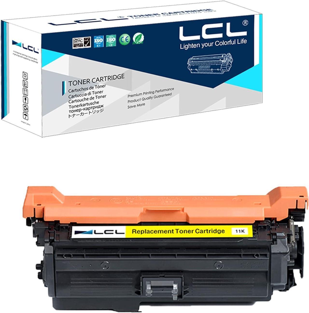 LCL Remanufactured for HP 648A CE262A (1-Pack,Yellow) Toner Cartridge for HP Color Laserjet CP4025 CP4525n CP4525dn