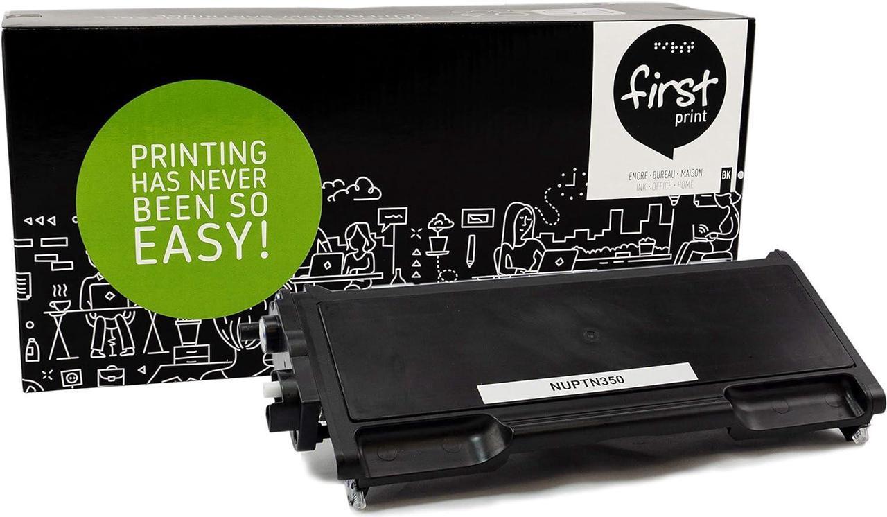 First Print Compatible for Brother Toner Cartridge TN-350 Black for use in DCP-7020 HL-2030 HL-2040 HL-2070N, MFC-7220 MFC-7225N MFC-7420 MFC-7820N IntelliFax 2820 2910 2920