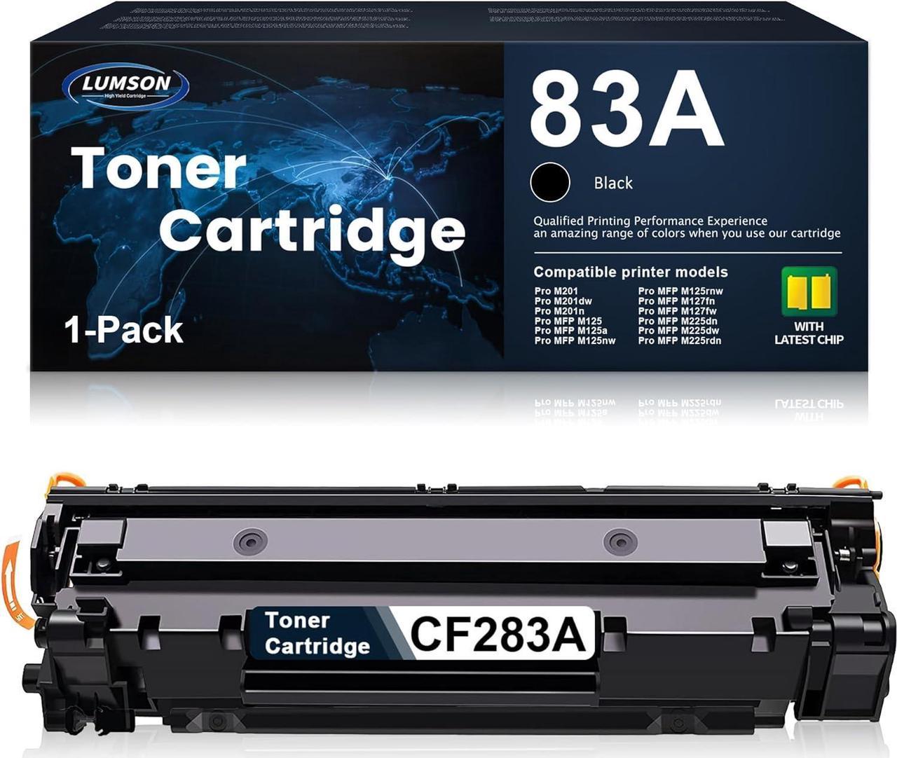 83A Toner Cartridge Replacement for HP 83A CF283A Pro MFP M127fn M127fw M125a M125rnw M125nw M201dw M201n M225dn M225dw Printer Ink 1 Pack