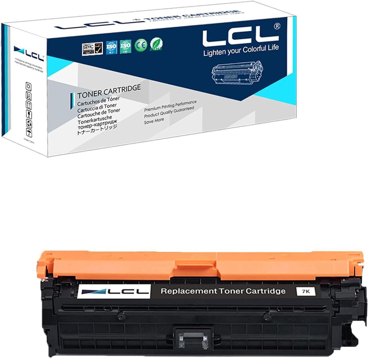 LCL Remanufactured for HP CE740A 307A (1-Pack,Black) Toner Cartridge for HP Color Laserjet CP5225 CP5225n CP5225dn