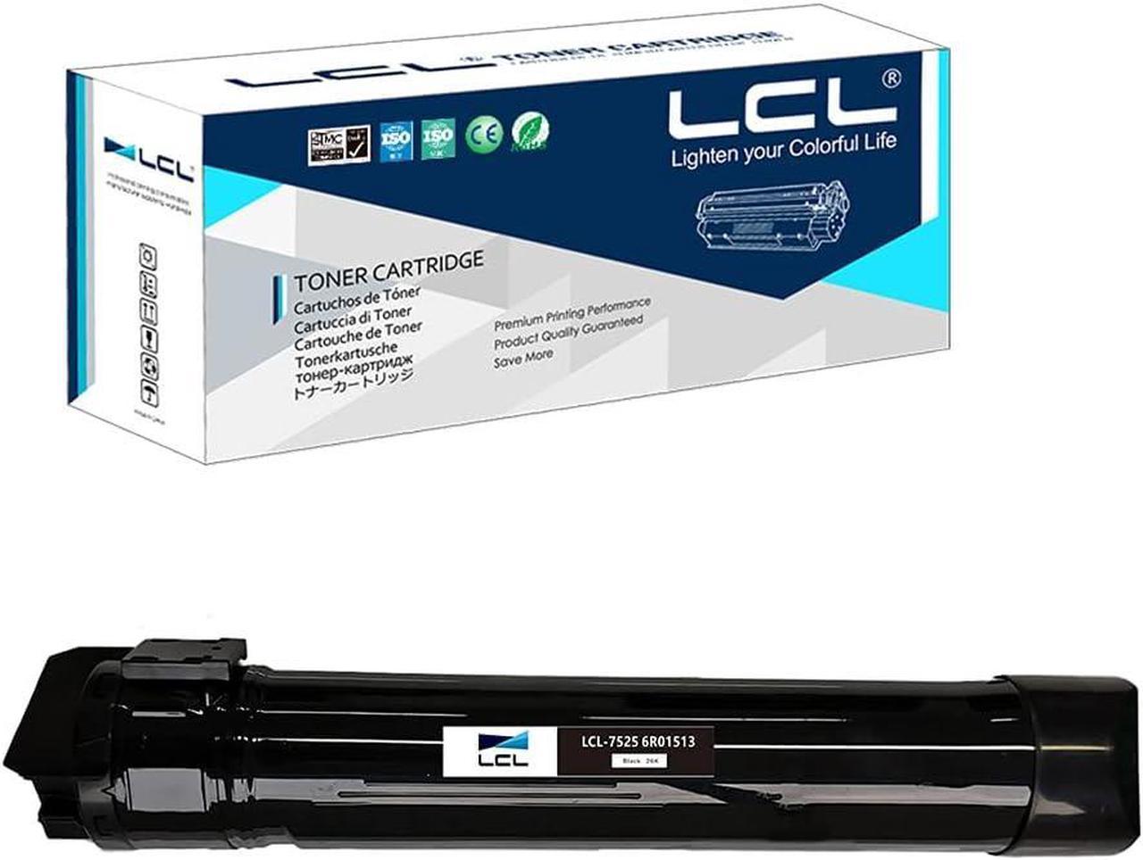 LCL Compatible for Xerox WorkCentre 7525 7845 7835 7530 7535 7545 7556 7830 7845 7855 006R01513 6R01513 (1-Pack, Black) Toner Cartridge for Xerox WorkCentre 7525 7845 7835 7530 7535 7545 7556 7830