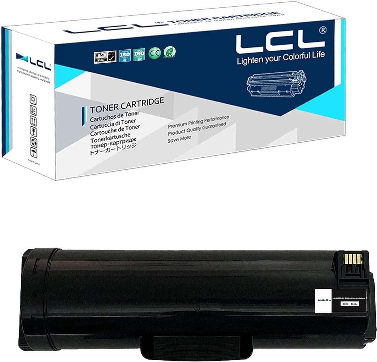 LCL Remanufactured for Xerox VersaLink B600 B605 B610 B615 106R03940 10300 Pages (1-Pack, Black) Toner Cartridge for VersaLink B605 VersaLink B610 VersaLink B615 Models Xerox VersaLink B600