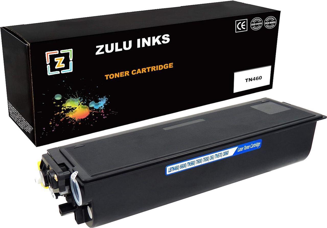 Zulu Inks 1 Black Compatible Toner Cartridge Replacement for Brother TN430 TN460 HL-1240 HL-1250 HL-1440 HL-1450 Intellifax 4100 4100e 4750e 5750e MFC-8500 MFC-8600 MFC-9700 High Yield