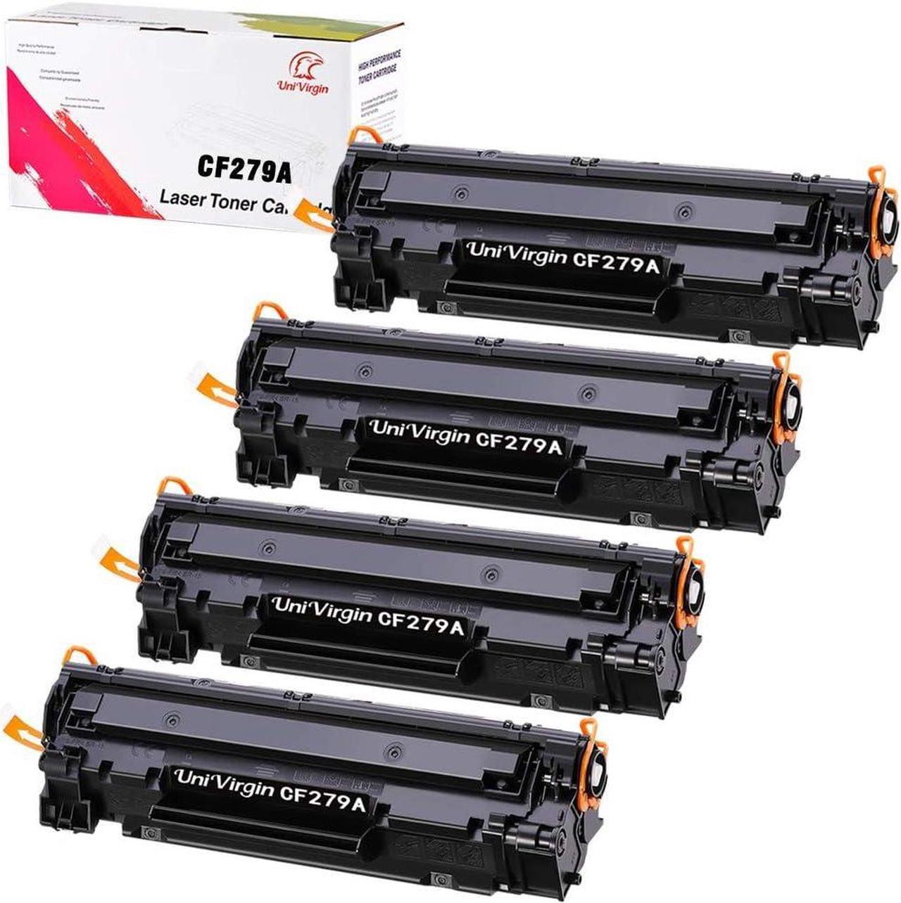 AQINK Compatible 79A Black Toner Cartridge Replacement Compatible for HP 79A CF279A Toner Cartridge for Use in HP Laserjet Pro M12a M12w, HP Laserjet MFP M26nw MFP M26a Printer(Black,4PK)