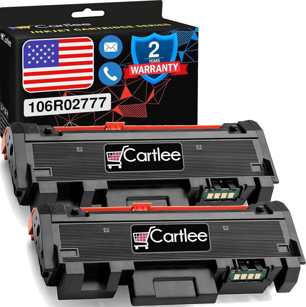 Cartlee Black Compatible High Yield Laser Toner Cartridge Replacement for Xerox WorkCentre 3215 3215NI 3225 WorkCenter 3225DNI 3052 3260 Phaser 3260DNI 3260DI Printer Ink (2pk)