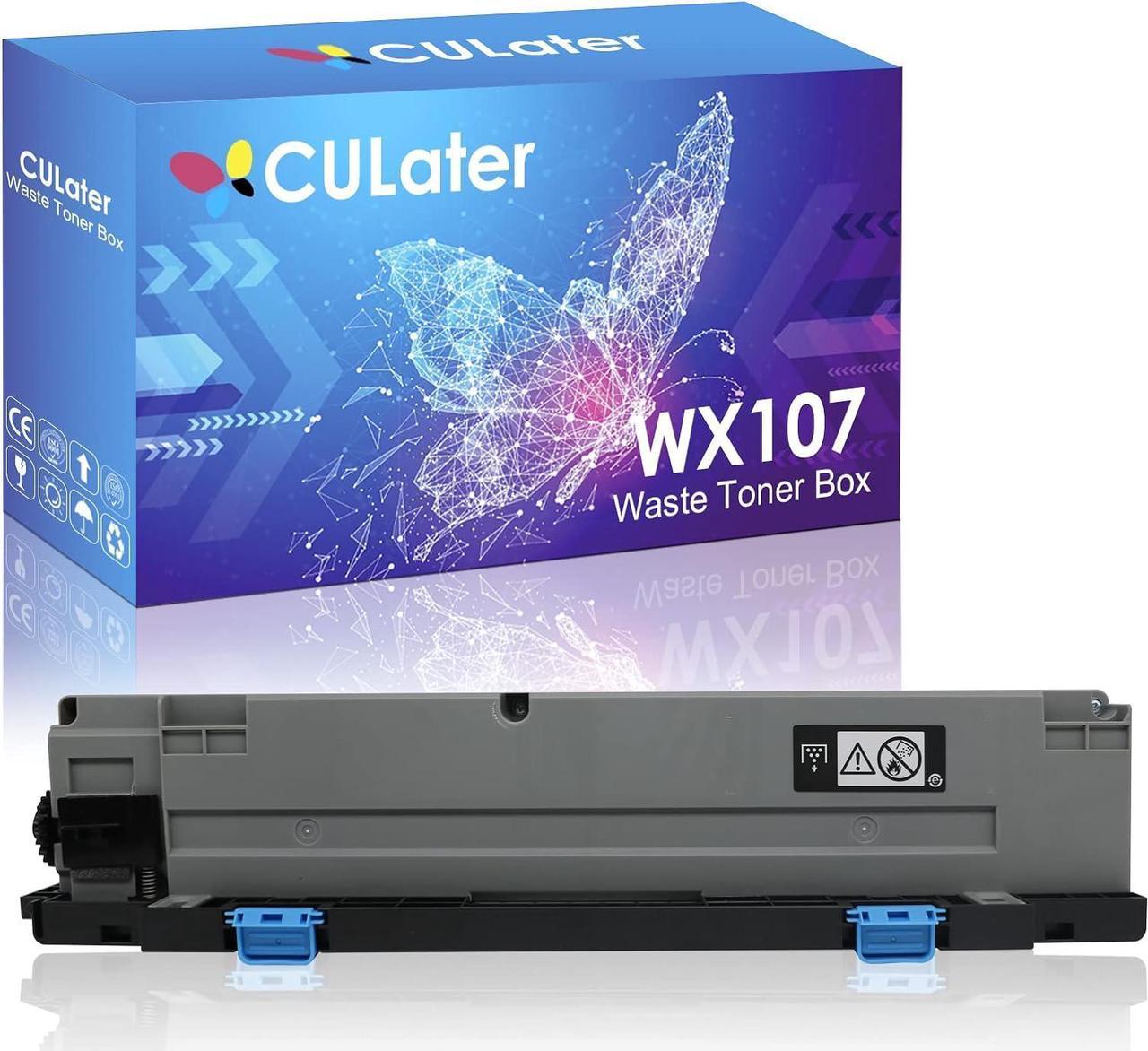 CULater WX-107 Compatible Waste Toner Box Replacement for WX107 Waste Toner Container for Konica Minolta Bizhub C250i C300i C360i C450i C550i C650i C750i Printers (1 Pack)