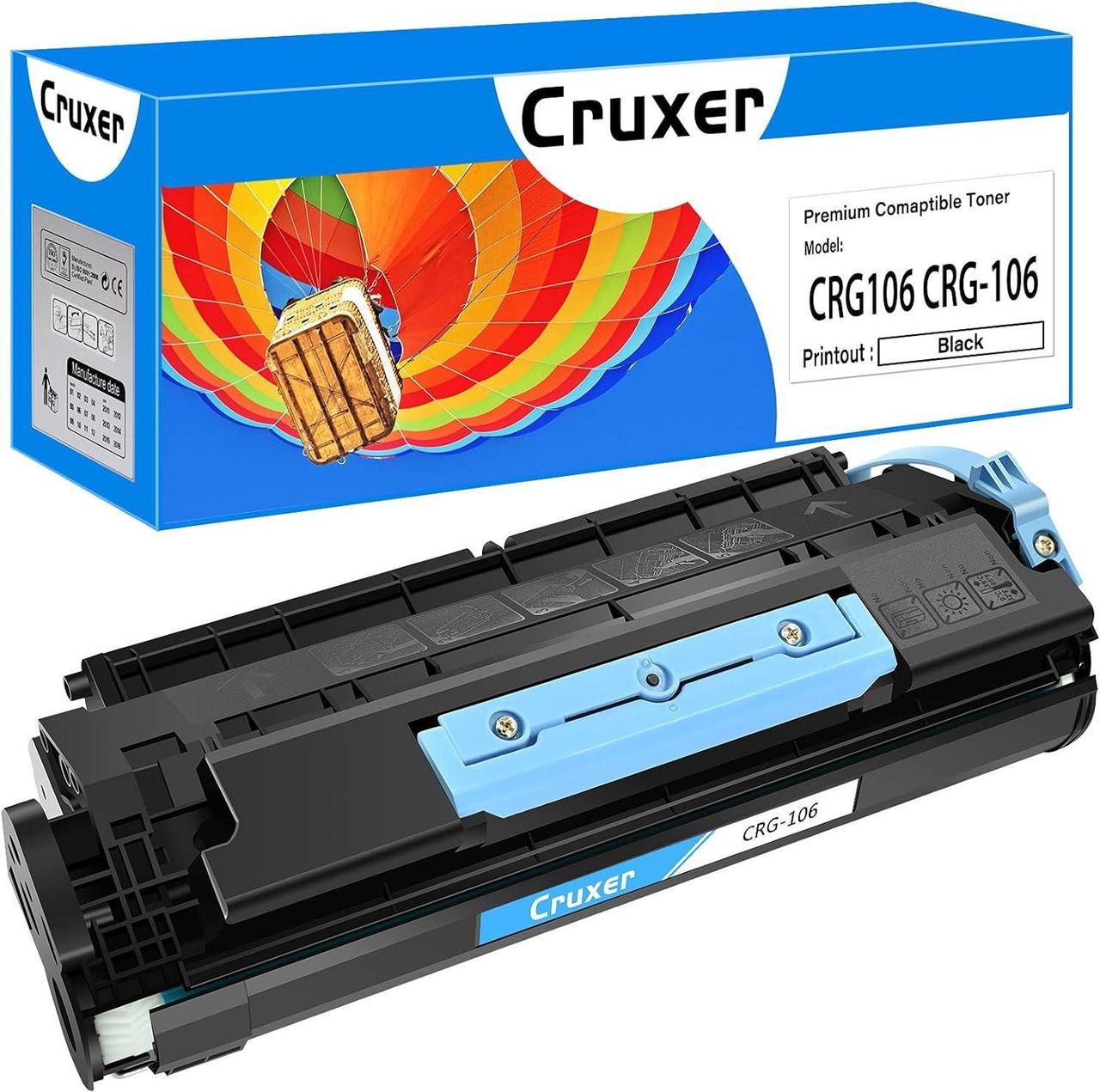 Cruxer Compatible Toner Cartridge Replacement for Canon 106 CRG106 use for ImageClass MF6530 MF6540 MF6550 MF6560 MF6580 MF6590 MF6595 Printer (Black, 1-Pack)