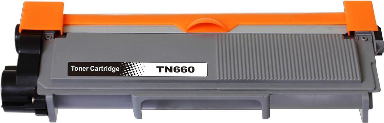 High Yield Toner Cartridge TN660/TN-660 Compatible Black Toner Cartridge for Brother TN660 Toner and Brother Printer DCP-L2520DW DCP-L2540DW HL-L2360DW HL-L2380DW MFC-L2720DW MFC-L2740DW MFC-L2680W