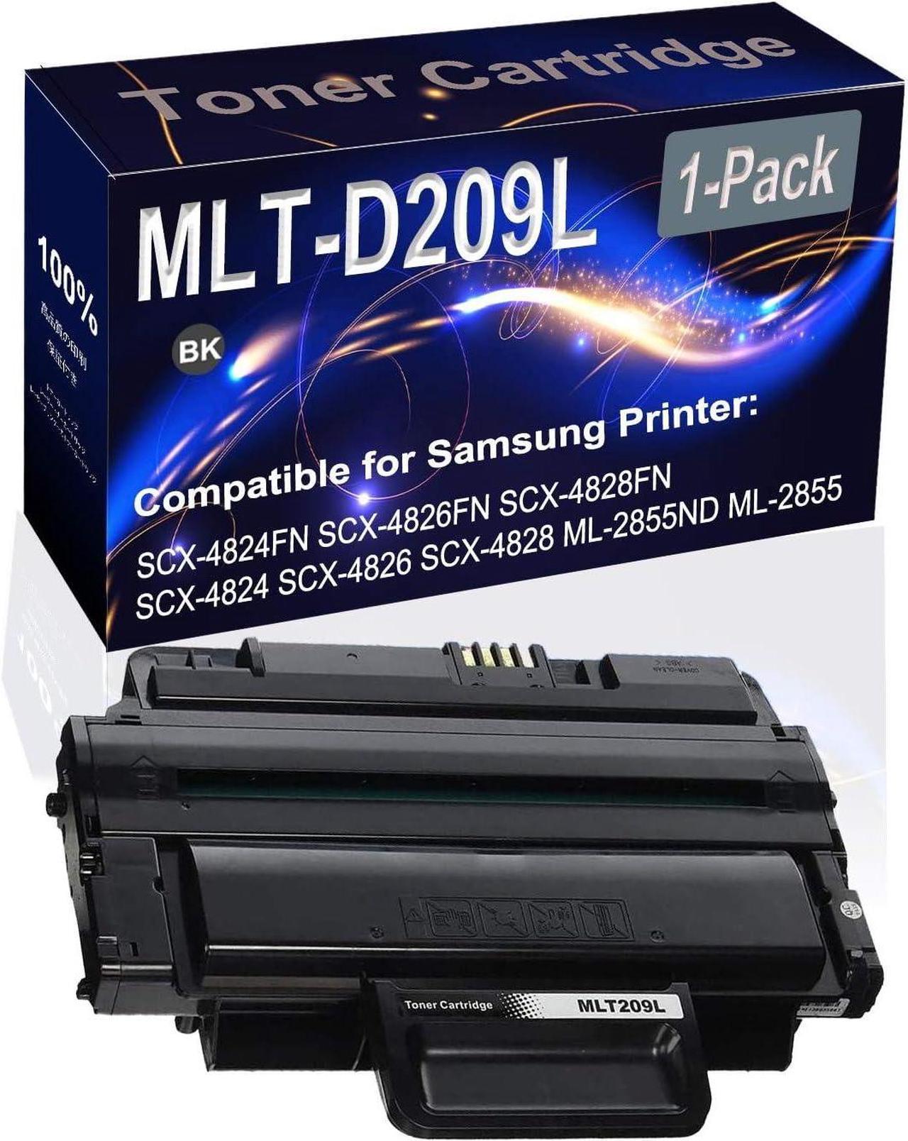 1-Pack (Black) Compatible 209L (MLT-D209L) Printer Toner Cartridge (High Capacity) fit for Samsung SCX-4824FN SCX-4826FN SCX-4828FN SCX-4824 SCX-4826 SCX-4828 Printer